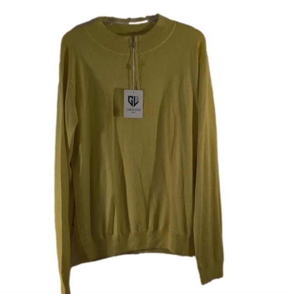 Graham Luxe Men's 1/4 Zip Sweater NWT Size XL - Picture 1 of 6